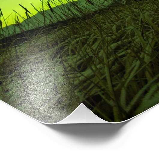 Grasslands Aurora Foto Afdruk (Hoek)