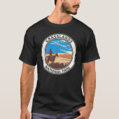 Grasslands National Park Canada  Badge T-shirt (Voorkant)