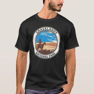 Grasslands National Park Canada Badge T-shirt