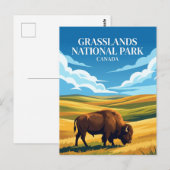 Grasslands National Park Canada Briefkaart (Voorkant / Achterkant)