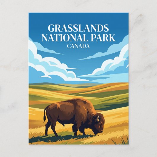 Grasslands National Park Canada Briefkaart (Voorkant)