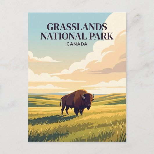 Grasslands National Park Canada Briefkaart (Voorkant)
