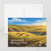 Grasslands National Park Canada Briefkaart (Voorkant / Achterkant)