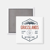 Grasslands National Park Canada  Magneet (Voorkant / Achterkant)