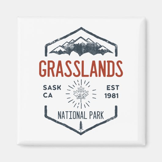 Grasslands National Park Canada  Magneet (Voorkant)