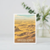 Grasslands National Park Saskatchewan Canada Briefkaart (Staand voorkant)
