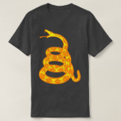 Grassless Yellow Gadsden Snake T-shirt (Design voorkant)
