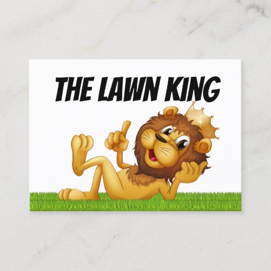 Grassnijden voor persoonlijk gebruik visitekaartje (Voorkant)