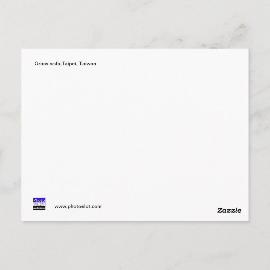 Grassofa Briefkaart (Achterkant)