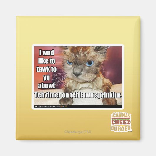 Grassprinkler timer magneet (Voorkant)