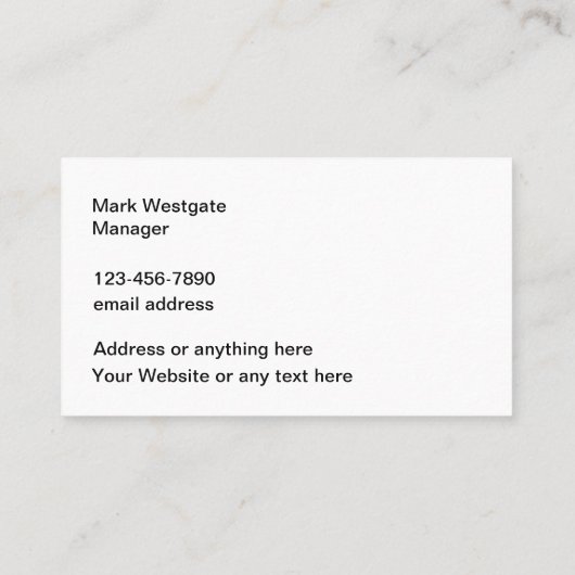 Grassproeier en irrigatie visitekaartje (Achterkant)