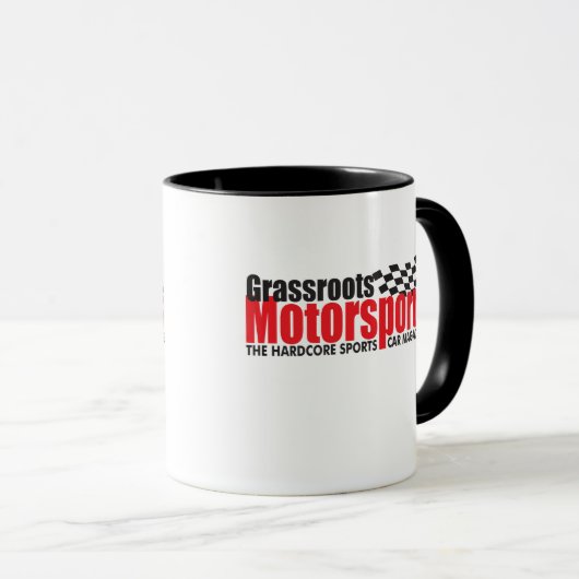 Grassroots-Mok voor motorsportkoffie Mok (Voorkant rechts)