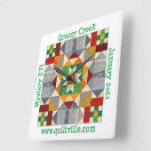 Grassy Creek-klok Vierkante Klok (Hoek)