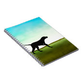 Grassy Field Pointer Dog Notitieboek (Rechterzijde)