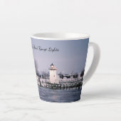 Grassy Island Range Lights latte mok (Rechterhoek)