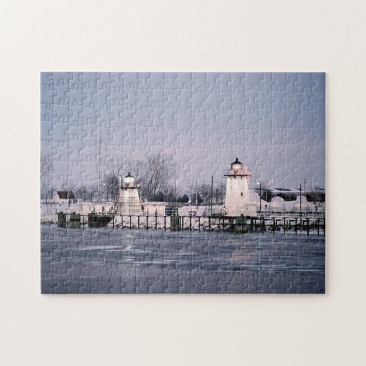 Grassy Island Range Lights Legpuzzel (Horizontaal)