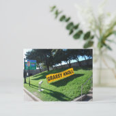 Grassy Knoll in Dealey Plaza Briefkaart (Staand voorkant)