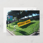 Grassy Knoll in Dealey Plaza Briefkaart (Voorkant / Achterkant)