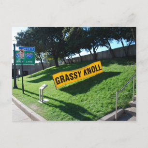 Grassy Knoll in Dealey Plaza Briefkaart