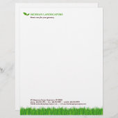 Grassy Landscape letterhead Briefhoofd Sjabloon (Voorkant / Achterkant)
