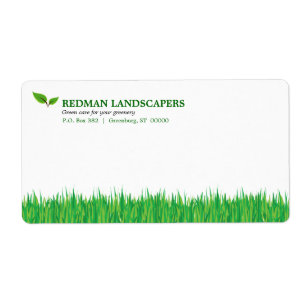Grassy Landscape Shipping Label