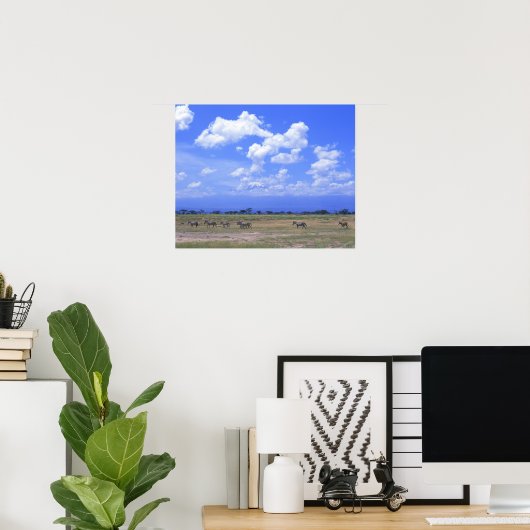 Grassy Plain Poster (Thuiskantoor)