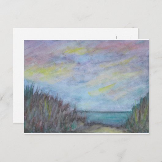 Grassy Shore Briefkaart (Voorkant / Achterkant)