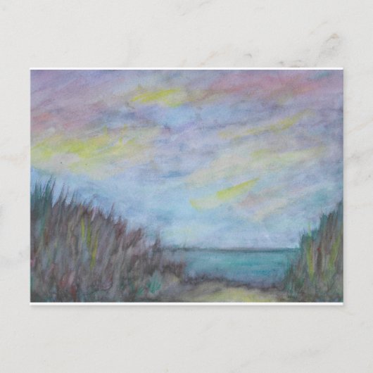 Grassy Shore Briefkaart (Voorkant)