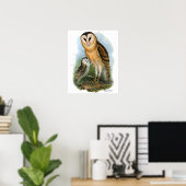 Grasuil Canvas Print (Thuiskantoor)