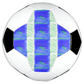 grasveld blauw groen Voetbal (Gedraaid)
