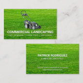 grasveld maaien | grasmaaier visitekaartje (Voorkant / Achterkant)