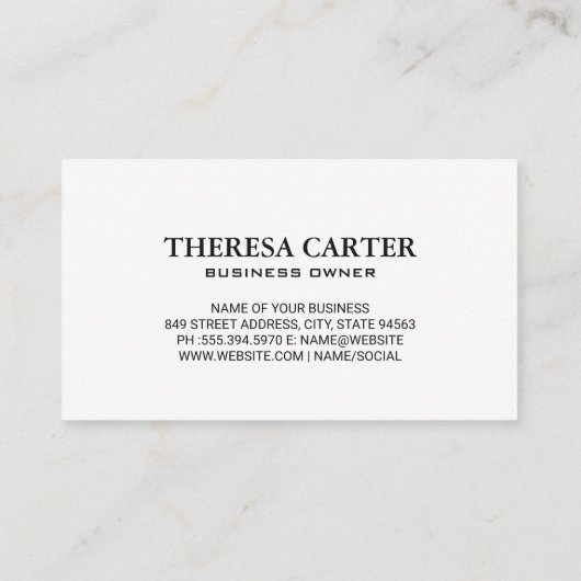 grasveld visitekaartje (Achterkant)