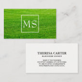 grasveld visitekaartje (Voorkant / Achterkant)