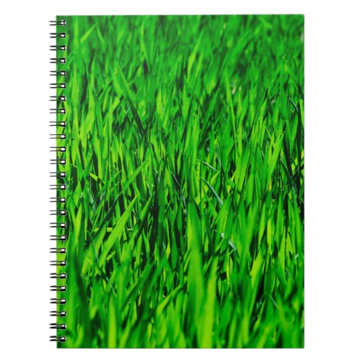 Grasveld weide gazon groei notitieboek (Voorkant)