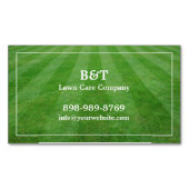 grasveldgras magnetisch visitekaartje (Voorkant)