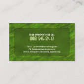 Grasverzorging en landschapsarchitectuur - waterve visitekaartje (Achterkant)