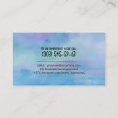 Grasverzorging en landschapsarchitectuur - waterve visitekaartje (Achterkant)