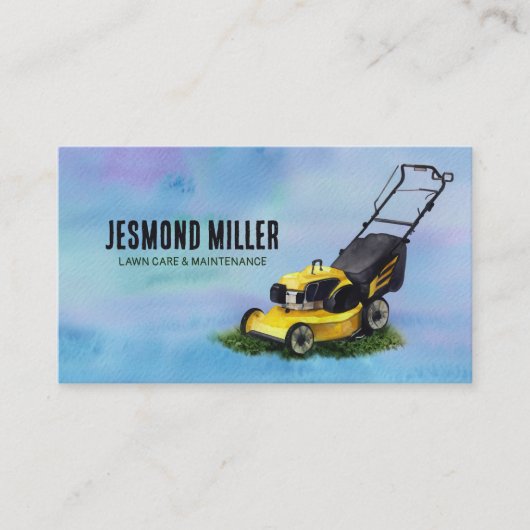 Grasverzorging en landschapsarchitectuur - waterve visitekaartje (Voorkant)