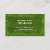 Grasverzorging en landschapsarchitectuur - waterve visitekaartje (Achterkant)