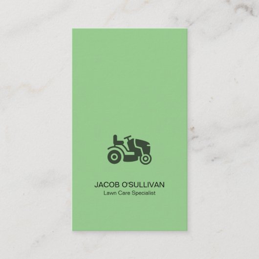 grasverzorging gras maaien tuinman landschap visitekaartje (Voorkant)