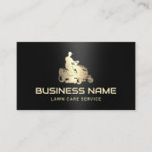 Grasverzorging & Landscaping Gouden Rijden Maaier  Visitekaartje (Voorkant)
