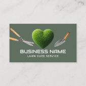 Grasverzorging & Landscaping Grass Heart Sage Groe Visitekaartje (Voorkant)