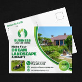 Grasverzorging Landscaping Maaien Gras Boom Servic Briefkaart
