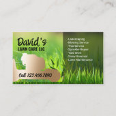 Grasverzorging & Landscaping Service Goudmaaier Visitekaartje (Voorkant)