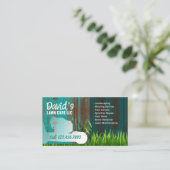 Grasverzorging & Landschapsarchitectuur Service Bl Visitekaartje (Staand voorkant)