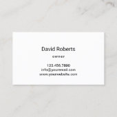 Grasverzorging & Landschapsarchitectuur Service Bl Visitekaartje (Achterkant)