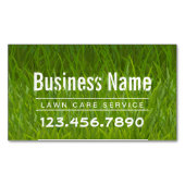 Grasverzorging & Landschapsarchitectuur Service Gr Visitekaartje Magneet (Voorkant)