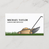 Grasverzorging maaien Tuinieren Visitekaartje (Voorkant)