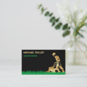 grasverzorging maaier landschap tuinieren visitekaartje (Staand voorkant)