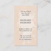 Grasverzorging of landschapsarchitectuur visitekaartje (Achterkant)